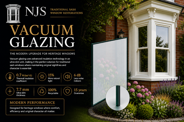 Vacuum Glazing for Sash Windows – A Modern Upgrade to Traditional Double Glazing